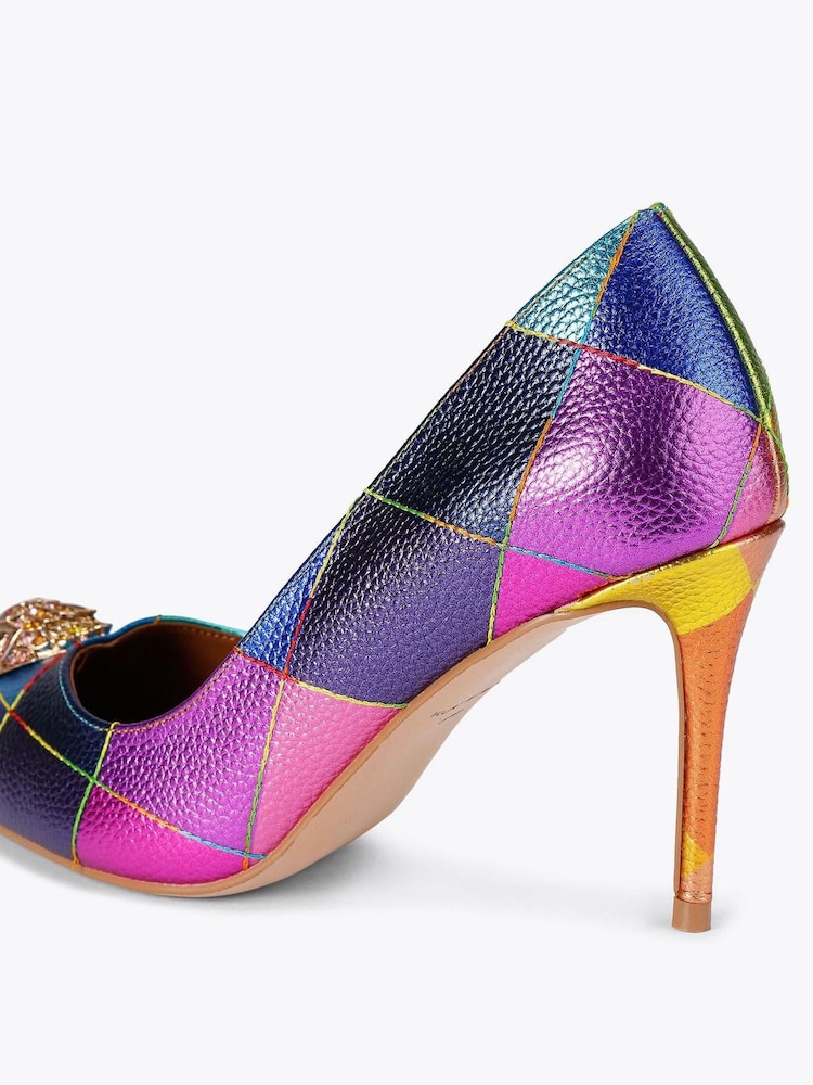 Kurt Geiger London Pink Belgravia Court Shoes - Image 4 of 4 Kurt Geiger London Pink Belgravia Court Shoes - Image 4 of 4