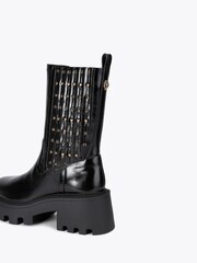 Kurt Geiger London Stud Chelsea Ankle Black Boots - Image 4 of 4