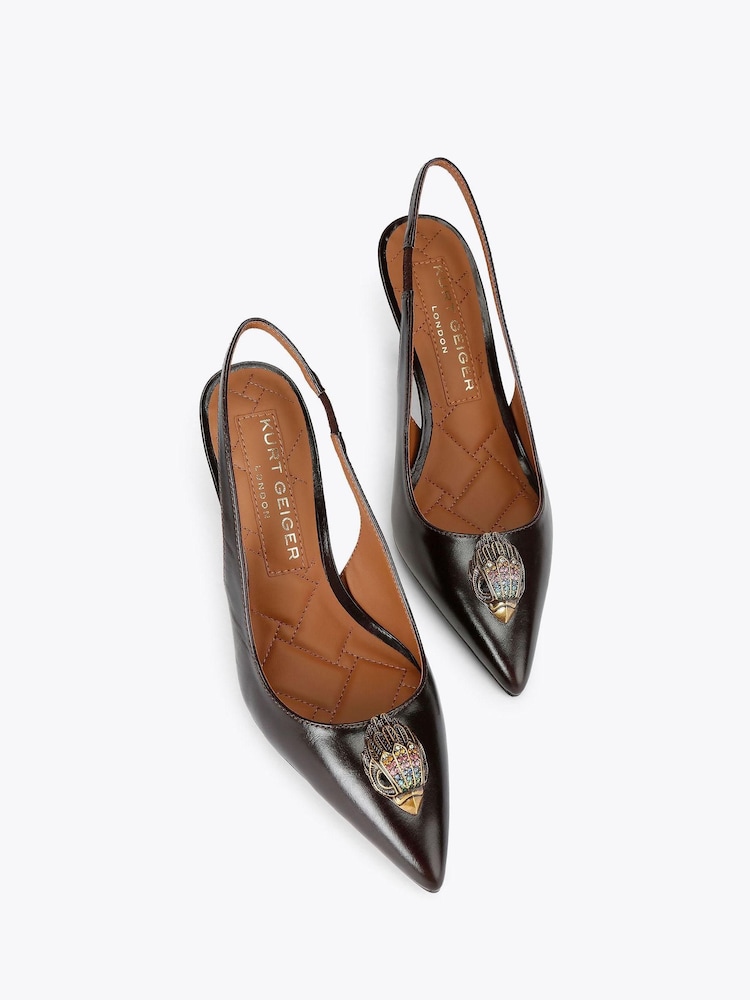 Kurt Geiger London Belgravia High Sling Shoes - Image 2 of 4 Kurt Geiger London Belgravia High Sling Shoes - Image 2 of 4