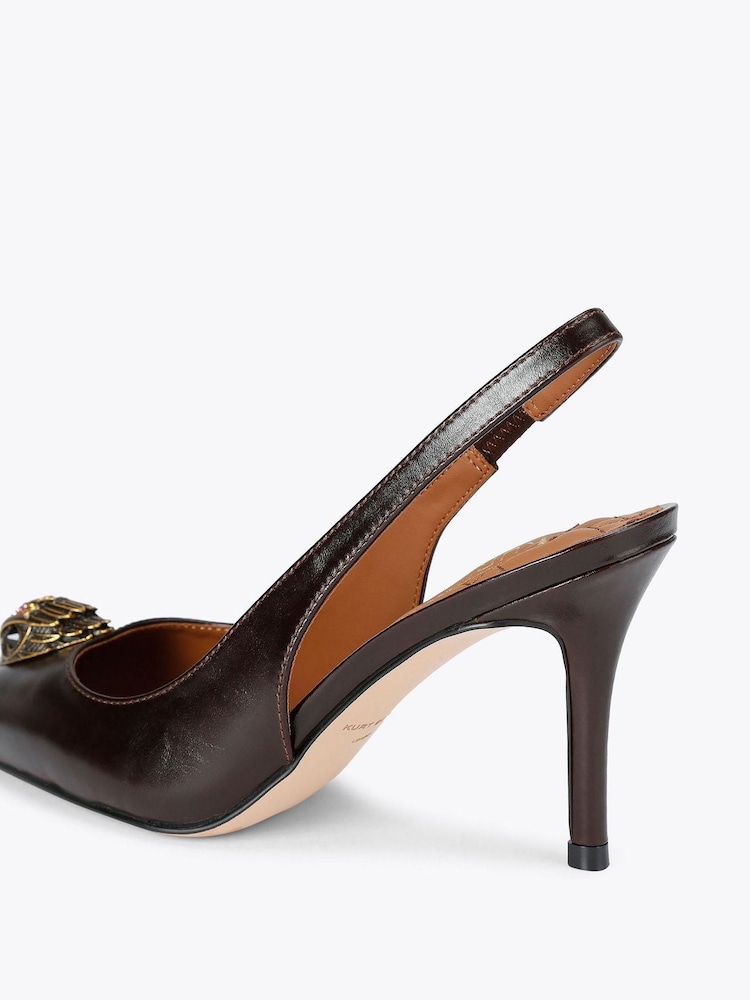 Kurt Geiger London Belgravia High Sling Shoes - Image 4 of 4 Kurt Geiger London Belgravia High Sling Shoes - Image 4 of 4