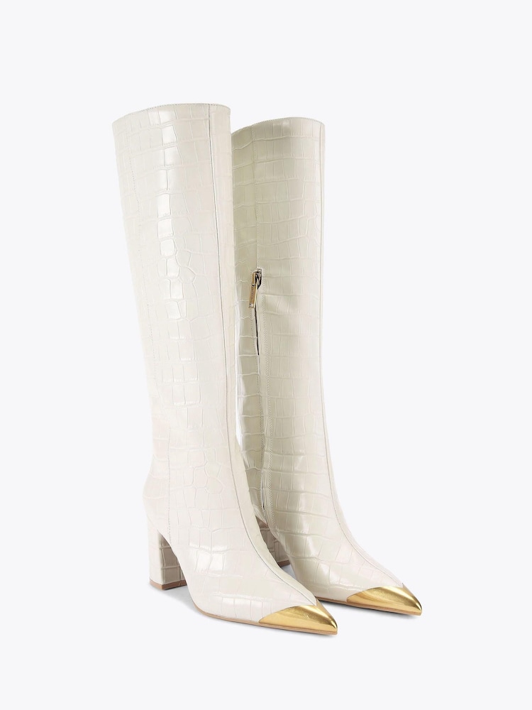 Kurt Geiger London Regent Cap Knee Boots - Image 2 of 4 Kurt Geiger London Regent Cap Knee Boots - Image 2 of 4