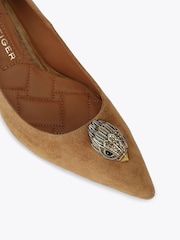 Kurt Geiger London Natural Belgravia Eagle Court Shoes - Image 4 of 4