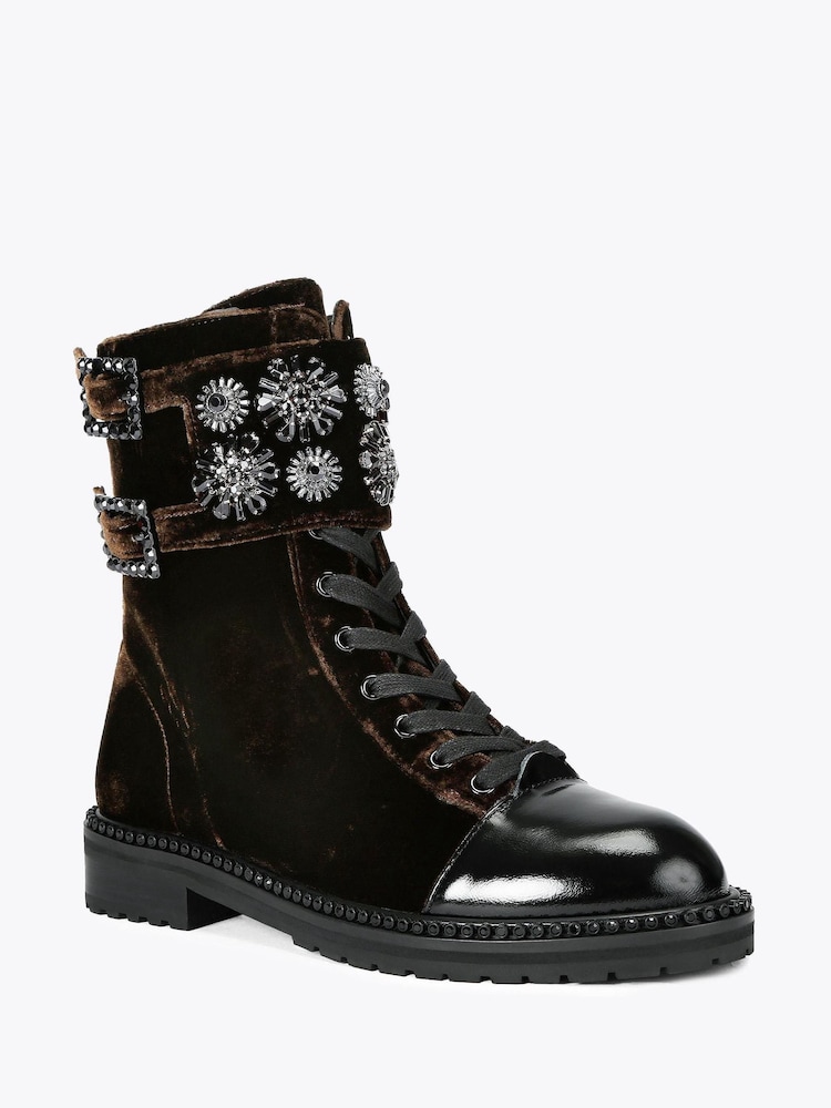 Kurt Geiger London Stoop Combat Boots - Image 2 of 4