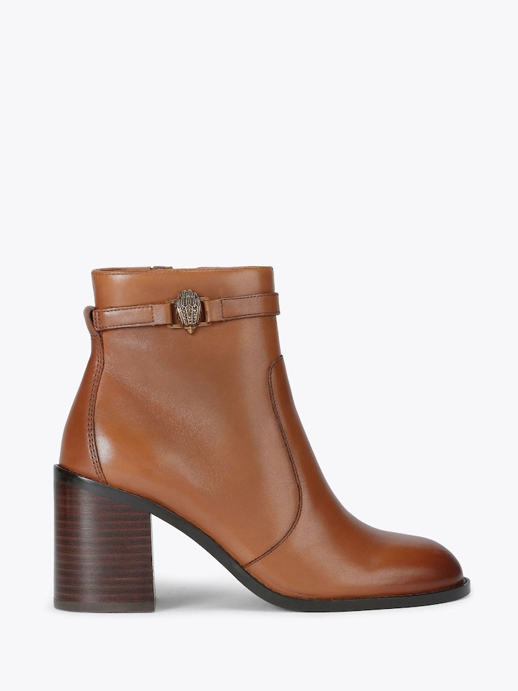 Kurt Geiger London Natural Shoreditch Block Ankle Boots - Image 1 of 4 Kurt Geiger London Natural Shoreditch Block Ankle Boots - Image 1 of 4