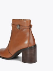 Kurt Geiger London Natural Shoreditch Block Ankle Boots - Image 4 of 4