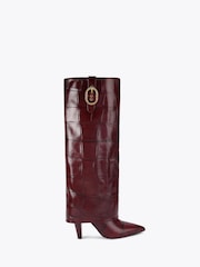 Kurt Geiger London Fold Over Tall Boots - Image 1 of 4