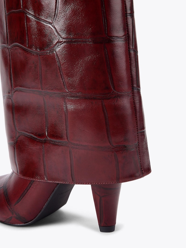 Kurt Geiger London Fold Over Tall Boots - Image 4 of 4 Kurt Geiger London Fold Over Tall Boots - Image 4 of 4