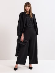 Phase Eight Black Sequin Cristine Knit Jumper - Image 2 of 6