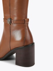 Kurt Geiger London Natural Shoreditch Block Knee B Boots - Image 4 of 4