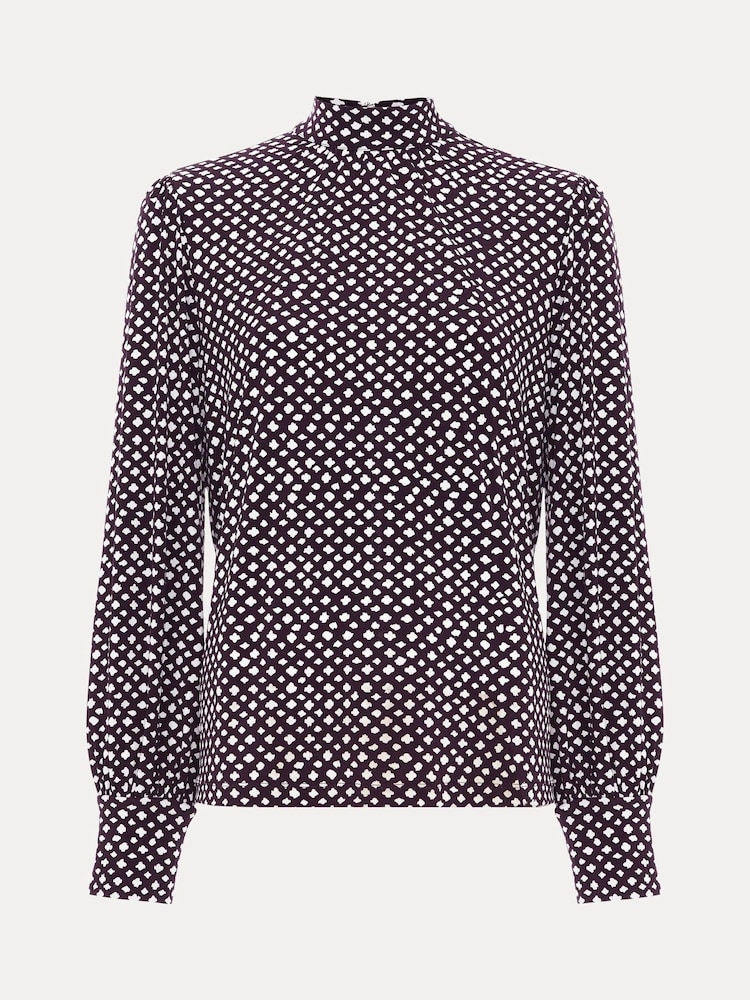 Phase Eight Purple Esme Top - Image 7 of 7 Phase Eight Purple Esme Top - Image 7 of 7
