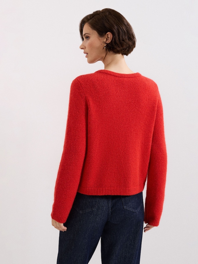 Phase Eight Red Jade Cardigan - Image 2 of 7 Phase Eight Red Jade Cardigan - Image 2 of 7