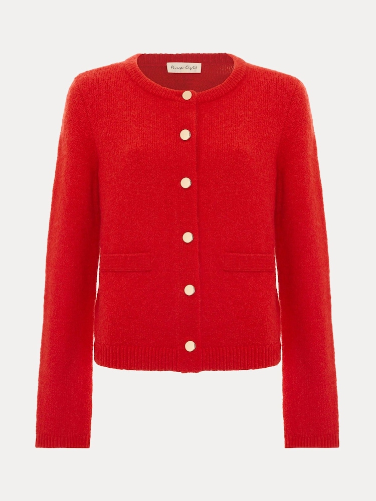 Phase Eight Red Jade Cardigan - Image 7 of 7