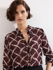 Phase Eight Red Cora Check Shirt - Image 4 of 7