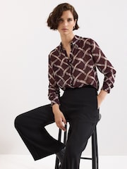 Phase Eight Red Cora Check Shirt - Image 5 of 7