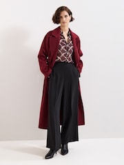 Phase Eight Red Cora Check Shirt - Image 6 of 7