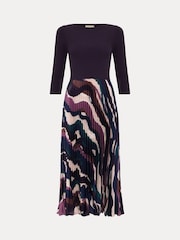 Phase Eight Purple Riley Dress - Image 7 of 7