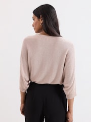 Phase Eight Gold Cristine Knit Jumper - Image 2 of 7