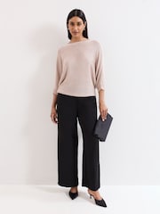 Phase Eight Gold Cristine Knit Jumper - Image 3 of 7