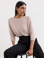 Phase Eight Gold Cristine Knit Jumper - Image 5 of 7
