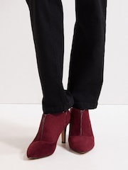 Phase Eight Red Suede Boots - Image 2 of 8