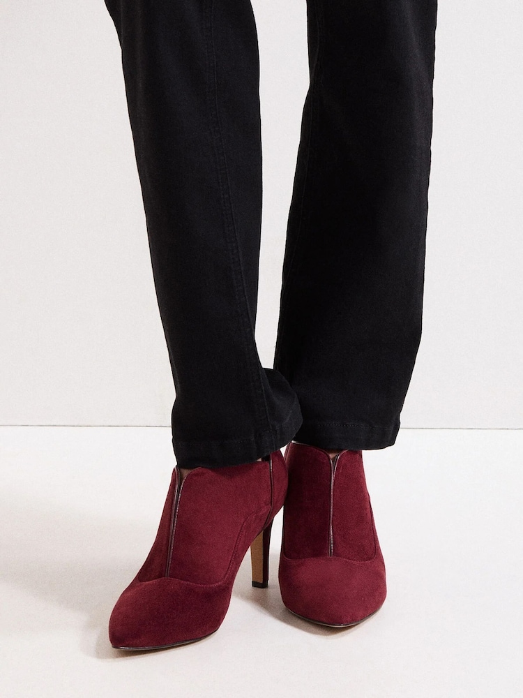 Phase Eight Red Suede Boots - Image 2 of 8