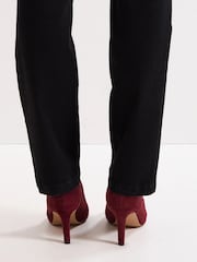 Phase Eight Red Suede Boots - Image 3 of 8
