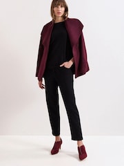Phase Eight Red Suede Boots - Image 5 of 8