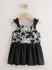 Negru - Cornelli Peplum Vest (3-16yrs) - Imaginea 5 din 8