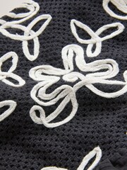 Negru - Cornelli Peplum Vest (3-16yrs) - Imaginea 7 din 8