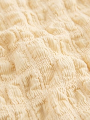 Yellow Textured Button Front Top (3-16yrs) - Image 6 of 7