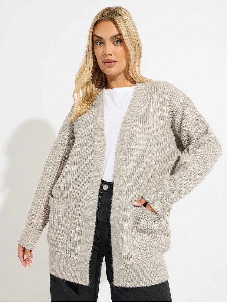 Yours Curve Natural Soft Touch Turn Up Jumper - Image 1 of 5
