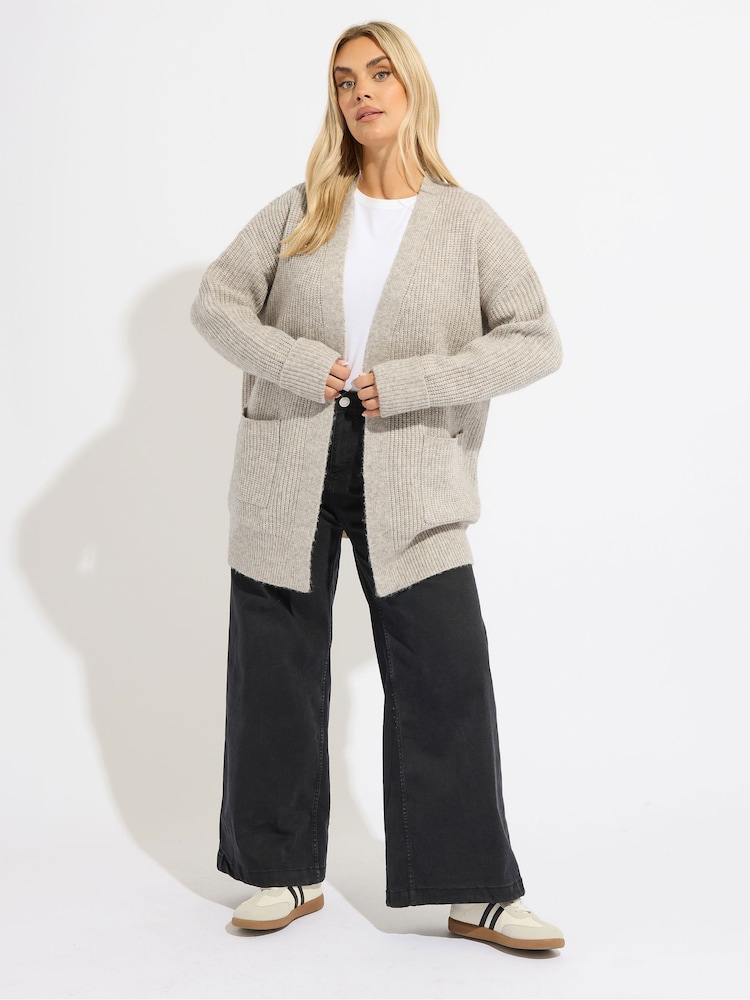 Yours Curve Natural Soft Touch Turn Up Jumper - Image 2 of 5
