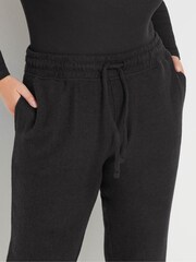 Yours Curve Black Soft Touch Joggers - Image 4 of 5
