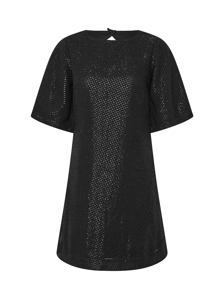PixieGirl Petite Black Sparkle Mini Dress - Image 6 of 6 PixieGirl Petite Black Sparkle Mini Dress - Image 6 of 6