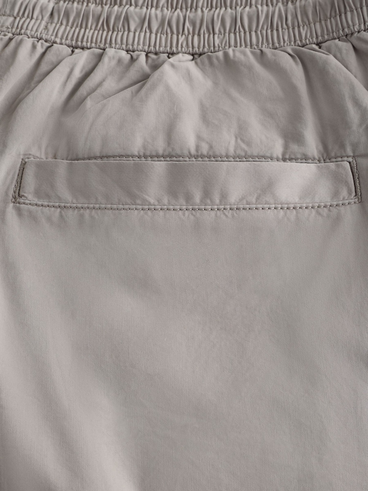 Brown Drawstring Waist Cargo Shorts - Image 11 of 11
