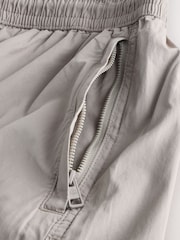 Brown Drawstring Waist Cargo Shorts - Image 8 of 11