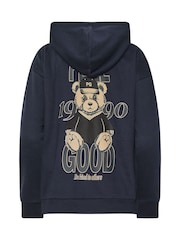 PixieGirl Petite Blue Teddy Feel Good Hoodie - Image 6 of 6