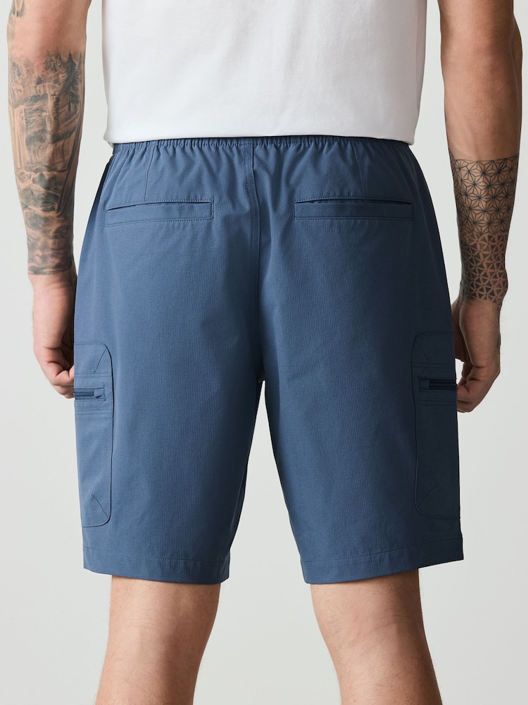 Blue Technical Cargo Shorts - Image 2 of 6