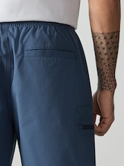 Blue Technical Cargo Shorts - Image 4 of 6