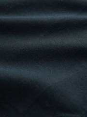 Black Cotton Linen Blend Cargo Shorts - Image 8 of 8