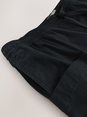 Black Side Pocket Elasticated Waist Cargo Shorts - Image 8 of 9