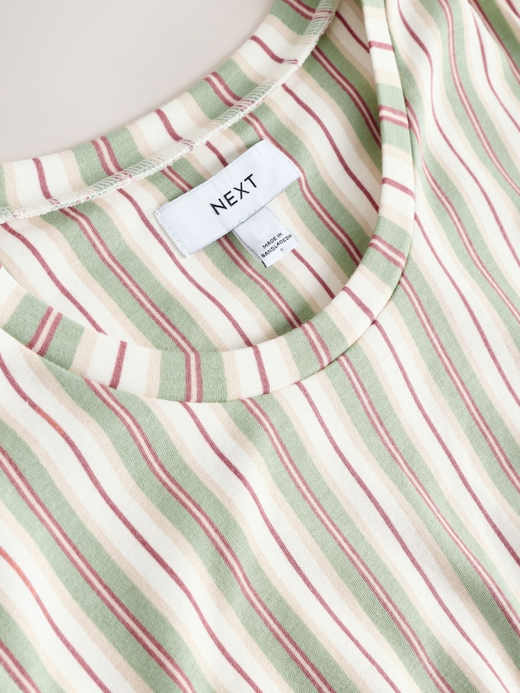 Multi Stripe Jersey Midi Dress - Image 2 of 3