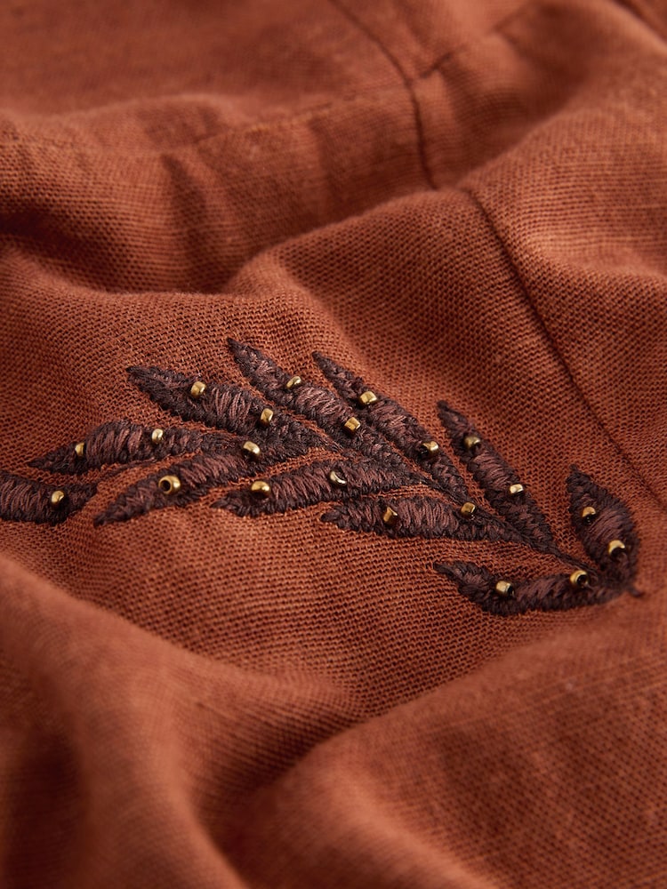 Maro - Rochie midi cu nasturi - Imaginea 3 din 3