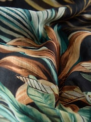 Black/Green Palm Beach Cover-Up Shirt - Image 2 of 3