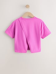 Pink Rainbow Sequin Heart T-Shirt (3-16yrs) - Image 5 of 8