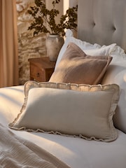 Muslin Ruffle Edge Cushion - 圖片 1/4