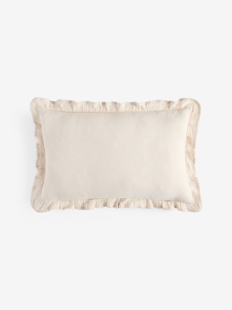 Muslin Ruffle Edge Cushion - 圖片 4/4