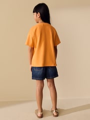 Orange Sun Sequin Heart T-Shirt (3-16yrs) - Image 3 of 4