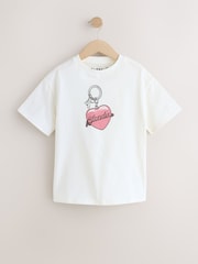 White Charm Blondie Band T-Shirt (3-16yrs) - Image 1 of 4