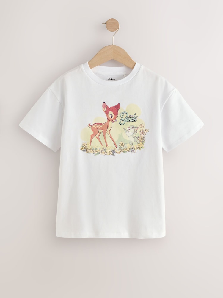 White Bambi - تي شيرت فضفاض برسمة (3 - 16 سنة) - صورة 1 من 4